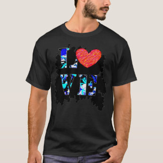 love abstract spray paint T-Shirt
