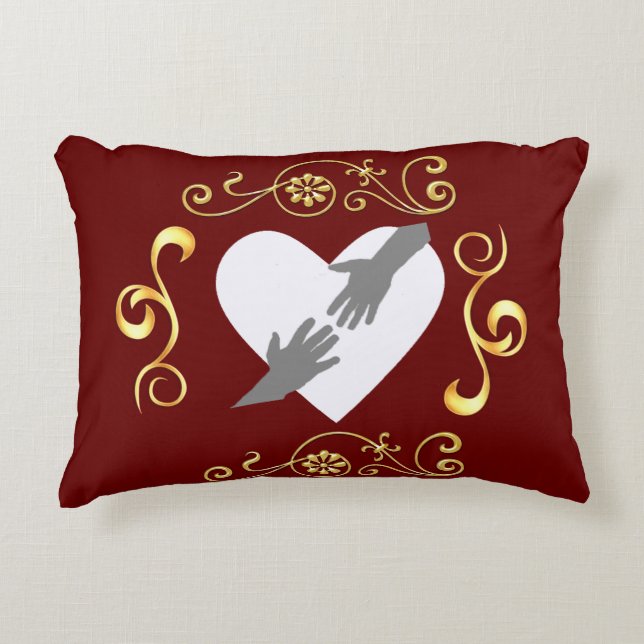 Love  accent pillow (Front)