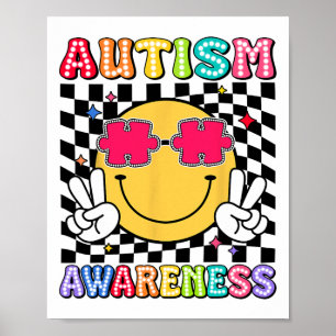 Love Accept Understand Autism Awareness Puzzle Be  Poster