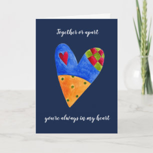 Love Across the Miles Christmas Holiday Greeting Card