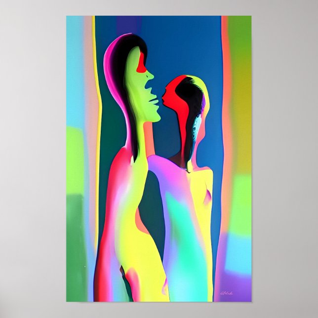 Love Actually Ken Gauge Surrealism Poster (Front)