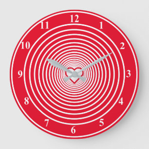 Love - Add your favourite colours Large Clock