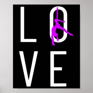 Love Aerial Silks Aerial Yoga Gifts, Aerialist Gym Poster