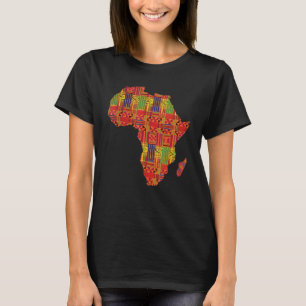 Love Africa African Land Map Pride Black History M T-Shirt