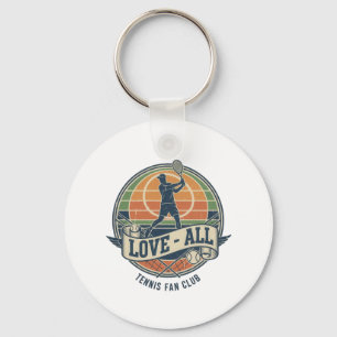 Love All Tennis Fan Club Keychain