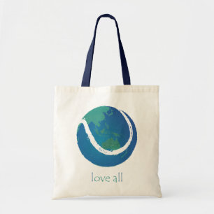 LOVE ALL tennis world design Tote Bag