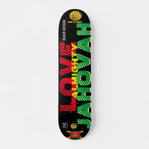 LOVE ALMIGHTY JAHOVAH 7 3/4" Skateboard Deck