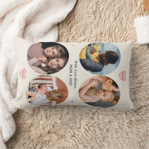 Love Always – Mom & Dad 4-Photo Family Pillow
