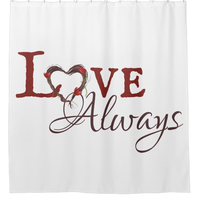 Love Always Red Tulip Heart Wreath (Front)