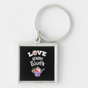 Love Always Win Keychain