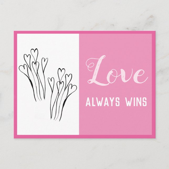 LOVE Always Wins Affirmation Card (Front)