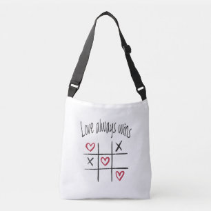 Love always wins crossbody bag