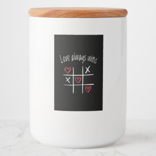 Love always wins food label