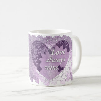 "Love always wins" mug