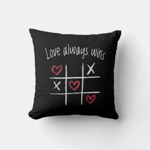 Love always wins throw pillow