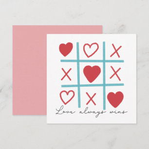 Love Always Wins Tic Tac Toe