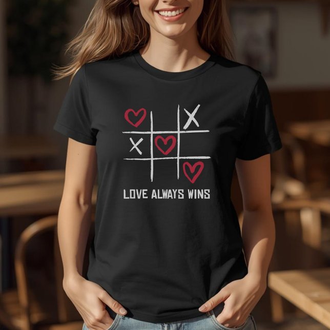Love Always Wins Valentine's Day T-Shirt (Creator Uploaded)