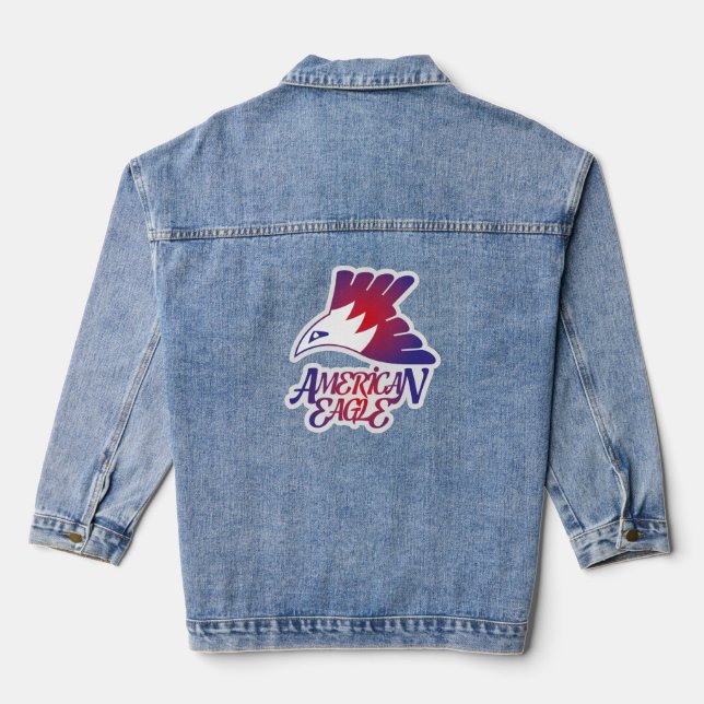 LOVE AMERICAN EAGLE BY MASANSER DENIM JACKET (Back)