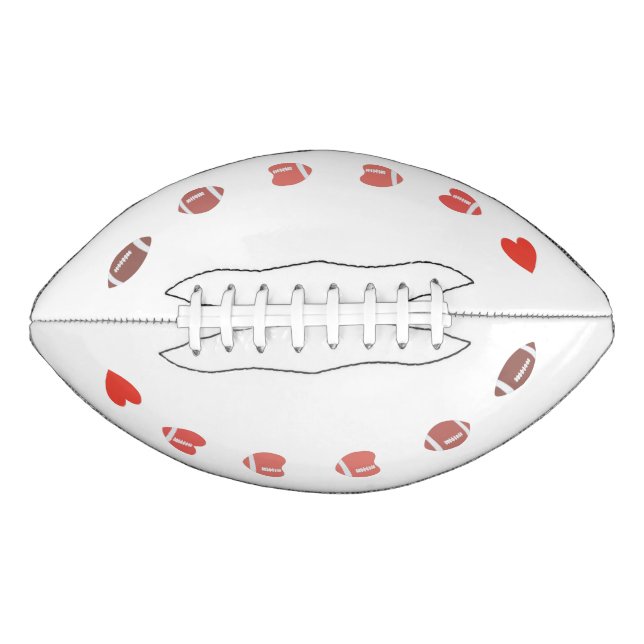 Love American Football - Gridiron Fans Heart (Front)