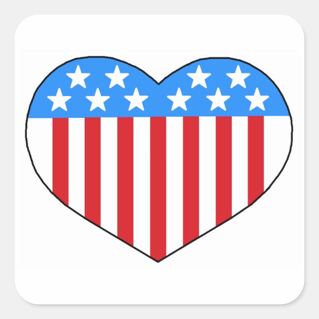 Love American Style Sticker (Devant)