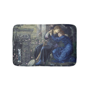 Love Among the Ruins (by Edward Burne-Jones) Bath Mat