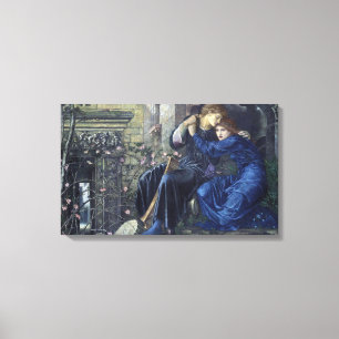 Love Among the Ruins (by Edward Burne-Jones) Canvas Print