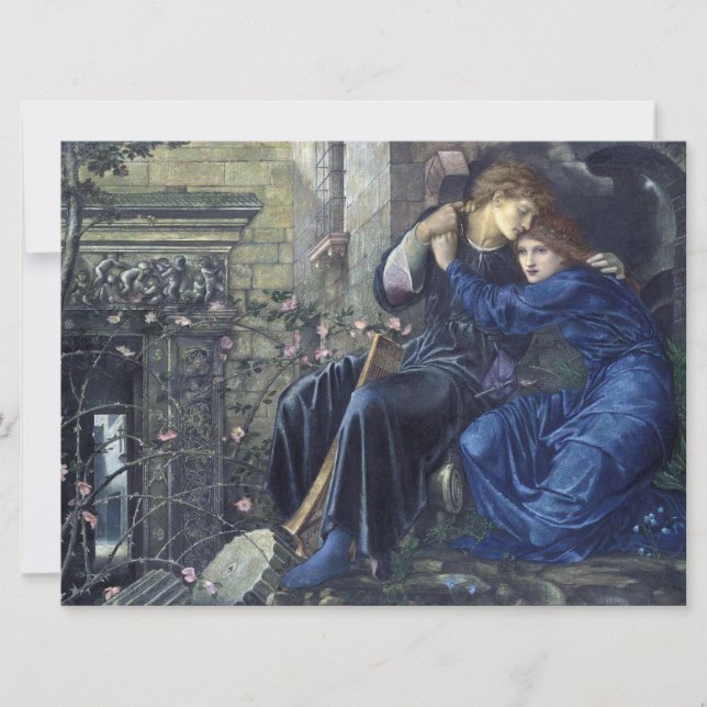 Love Among the Ruins (by Edward Burne-Jones) Card (Front)
