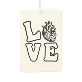 LOVE Anatomical Human Heart Air Freshener