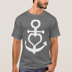 Love Anchor loving couple couples maritime gifts T-Shirt