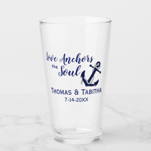 Love Anchors the Soul Glass