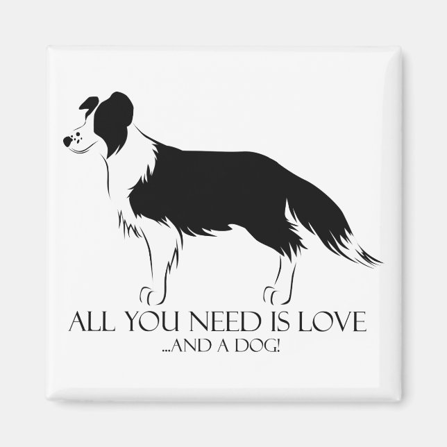 Love And A Dog Magnet (Front)