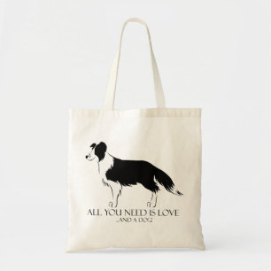 Love And A Dog Tote Bag