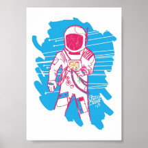 Love and Astronauts Original Print
