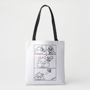 Love and Betrayal - Brootsch the PooPoo Tote Bag