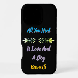 Love and canine friendship reminder iPhone 16 pro max case