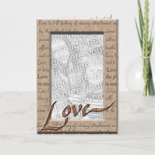 Love and Cherish Photo Card