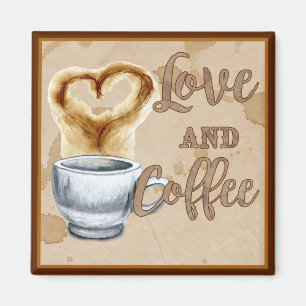 Love and Coffee Magnet