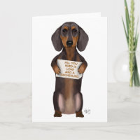 Love and Dachshund