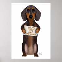 Love and Dachshund