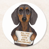 Love and Dachshund