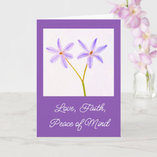 Love and Faith Cancer Get Well  Card