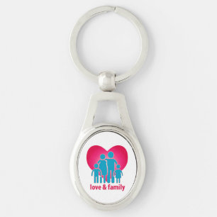 Love and family keychain