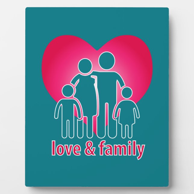 Love and family plaque (Front)