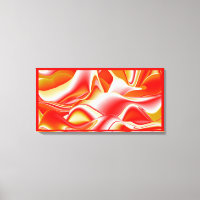 Love and Gold Abstract 3D Rainbowart