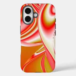 Love and Gold Abstract 3D Rainbowart iPhone 16 Case