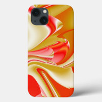 Love and Gold Abstract 3D Rainbowart