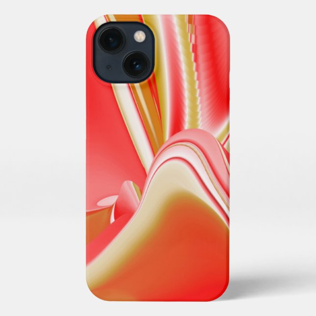 Love and Gold Abstract 3D Rainbowart iPhone Case (Back)