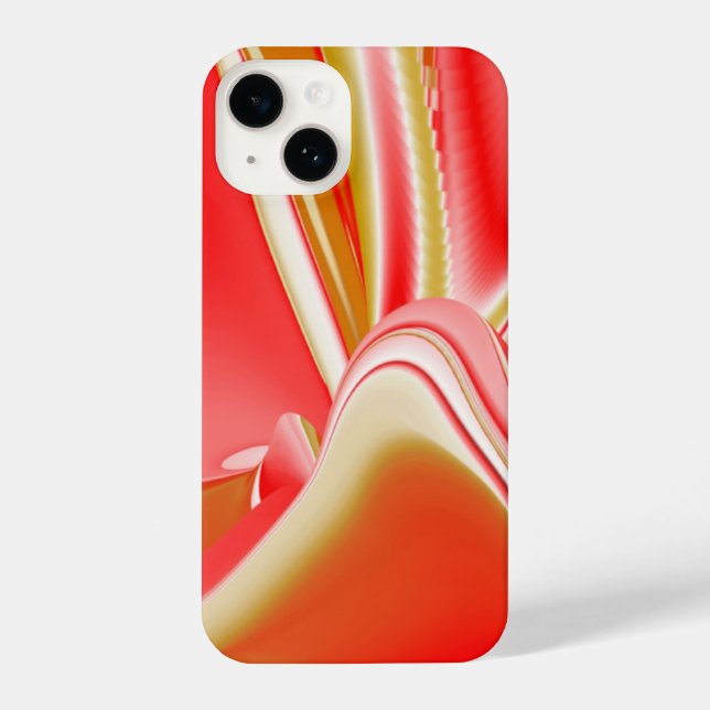 Love and Gold Abstract 3D Rainbowart iPhone Case (Back)