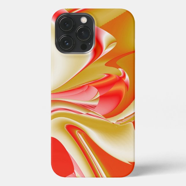 Love and Gold Abstract 3D Rainbowart iPhone Case (Back)