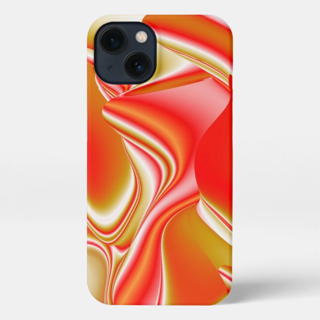 Love and Gold Abstract 3D Rainbowart iPhone Case (Back)